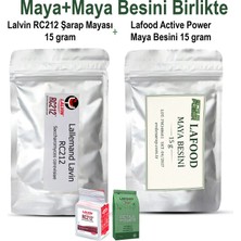 Lallemand Lalvın RC212 Kırmızı Şarap Mayası (15 gr) ve Maya Besini (15gr) Birlikte