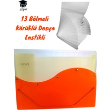Körüklü Dosya Lastikli 13 Bölmeli