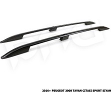 PWR 2016+ Peugeot 3008 Tavan Cıtası Sport Sıyah