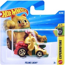 Hot Wheels - Feline Lucky - Gold (1/64) JJJ54