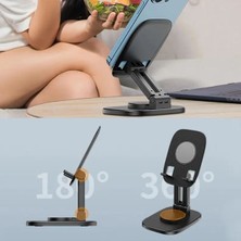 By Nevser® 360 Döner Masaüstü Mobil Telefon Tutucu Standı