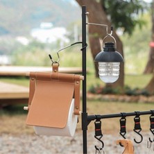 By Nevser® Kamp Için Çok Fonksiyonlu S-Şekilli Direk Askısı Kaymaz Paslanmaz Çelik Eşya Asma Kancası