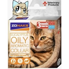 Zonaks Kediler Için Okaliptus Yağlı Aromatik Tasma Orjinal