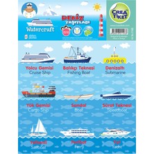 Crea Etiket Creatiket Eğitici Çıkartma Ingilizce*türkçe