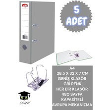 Seyfi Kırtasiye A4 Ofis Klasörü Büro Evrak Düzenleyici Klasör Çift Metal Halka Avrupa Mekanizma