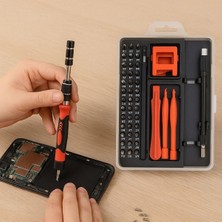 By Nevser® Çok Fonksiyonlu Manyetik Uçlu 52'si 1 Arada 42 Uçlu Saatçi Tornavida Seti
