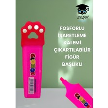 Fosforlu  Işaretleme Kalemi Çıkartılabilir Figür Başlıklı