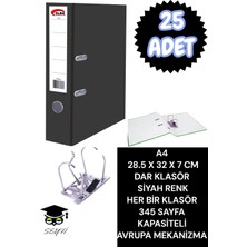 Seyfi Kırtasiye A4 Ofis Klasörü Büro Evrak Düzenleyici Klasör Çift Metal Halka Avrupa Mekanizma