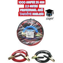 1000 Amper 35 mm 2.3 Metre Profesyonel Akü Takviye Kablosu