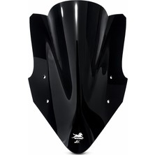 Tvs Raıderön Cam Tur Camı 47 cm Siyah Renk