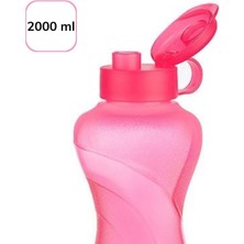 By Nevser® 2000ML Kapasiteli Sporcu Tipi Suluk Pratik El Matarası TP-487