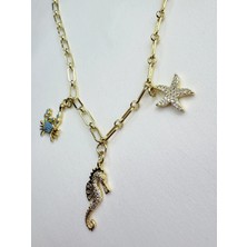 Mysteria İç Giyim & Aksesuar Gold Kaplama Çelik Kolye