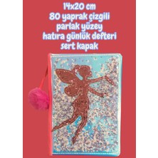 Seyfi Kırtasiye 14X20 cm 80 Yaprak Çizgili Parlak Yüzey Hatıra Günlük Defteri Sert Kapak