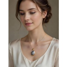 Anka Select Iznik Çini Desenli El Yapımı Oval Kolye Ucu – Geleneksel  Motifli Otantik Takı