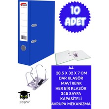 Seyfi Kırtasiye A4 Ofis Klasörü Büro Evrak Düzenleyici Klasör Çift Metal Halka Avrupa Mekanizma