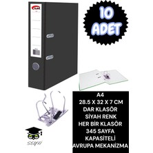 Seyfi Kırtasiye A4 Ofis Klasörü Büro Evrak Düzenleyici Klasör Çift Metal Halka Avrupa Mekanizma