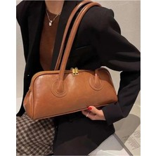 Beshora July Taba Uzun Saplı Baget El ve Omuz Kadın Çantası