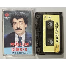 Çimen Müslüm Gürses Tanrı Istemezse Kağıt Baskı Kaset