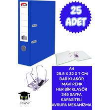 Seyfi Kırtasiye A4 Ofis Klasörü Büro Evrak Düzenleyici Klasör Çift Metal Halka Avrupa Mekanizma