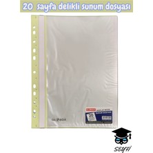 Seyfi Kırtasiye 20 Sayfa Delikli Sunum Dosyası A4 Ebat