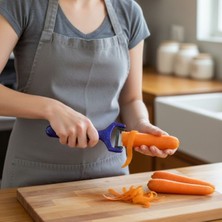 By Nevser Solingen Çelik Küçük Boy Meyve Sebze Soyacak – Keskin Paslanmaz Soyucu Aparat