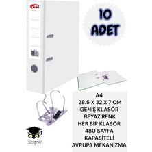 Seyfi Kırtasiye A4 Ofis Klasörü Büro Evrak Düzenleyici Klasör Çift Metal Halka Avrupa Mekanizma