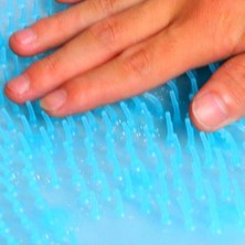 By Nevser® Silikon Fırçalı Banyo Masaj Matı ve  Ayaklar Için Topuk Masaj Paspası