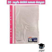 Seyfi Kırtasiye 20 Sayfa Delikli Sunum Dosyası A4 Ebat