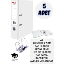 Seyfi Kırtasiye A4 Ofis Klasörü Büro Evrak Düzenleyici Klasör Çift Metal Halka Avrupa Mekanizma