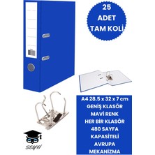 Seyfi Kırtasiye A4 Ofis Klasörü Büro Evrak Düzenleyici Klasör Çift Metal Halka Avrupa Mekanizma