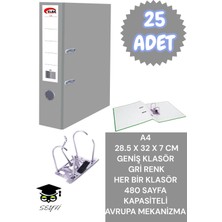 Seyfi Kırtasiye A4 Ofis Klasörü Büro Evrak Düzenleyici Klasör Çift Metal Halka Avrupa Mekanizma