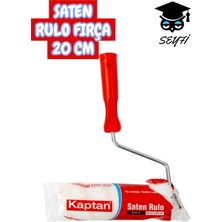 Kaptan 20 cm Saten Rulo Fırça Kolay Uygulama İçin Yüksek Kapatıcılık Özelliği