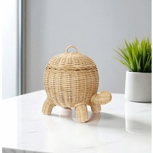 Felis Arte Doğal Bambu Dekoratif Kaplumbağa (Small)  Handcraft, Iskandinav, Rustik, Bohem