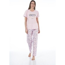 Estiva 22122 Kadın Kısa Kollu Viskon Pijama Takımı
