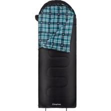 Kingcamp Cloud 400 Ultra -15°c Geniş Uyku Tulumu Black Sol F.