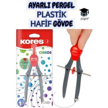 Ayarlı Pergel Plastik Hafif Gövde