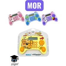 Eğlenceli Özelliklere Sahip Mor Oyun Konsolu Şekilli Mini Hesap Makinesi 8X11 cm