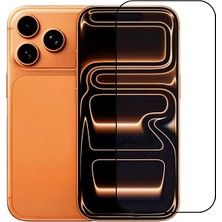 Epro iPhone 17 Pro Max Uyumlu Antistatic Ekranı Tam Kaplayan Çizilmez 5d Temperli Parlak Ekran Koruyucu