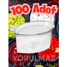 Yorulmaz Ambalaj 🥫 80 cc Plastik Kapaklı Sos Kabı 100 Adet – Sızdırmaz Şeffaf Sos Kabı Paket Servis Uyumlu 🔒📦🍯