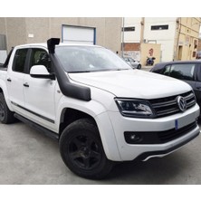 Aftermarket Volkswagen Amarok 2011+ Ithal Şnorkel | Aktif Hava Girişli Off Road Snorkel Seti Siyah