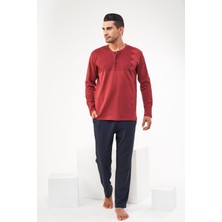 Pjs 22601 Erkek  Uzun Kol Pijama Takımı