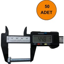  m8x40 cıvata 50 adet 10 mmpul 50 adet m8 somun 50 adet m8x40 set 150 parça