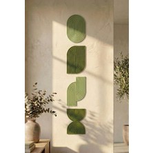 Puffin Design Line 4'lü Dekoratif Duvar Panel Seti