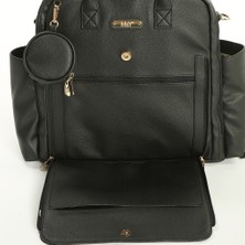 NW NessiWorld Maia Anne Bebek Bakım Sırt Çantası 7310 Siyah