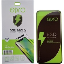 Epro iPhone 17 Air Uyumlu Antistatic Ekranı Tam Kaplayan Çizilmez 5d Temperli Parlak Ekran Koruyucu