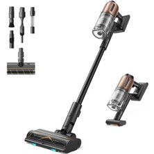 Dreame Şarjlı Dikey Süpürge Siyah – Yüksek Emiş Gücü, Hepa Filtre