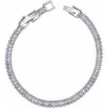 Stainless Stell 3mm Baget Su Yolu Bileklik