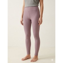 Biricik İç Giyim Pembe Fitilli Şardonlu Yüksek Bel Tayt