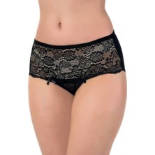 Lüx Drm 2503 Kadın Pamuklu Dantelli Likralı Bato Slip Külot