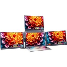 Ultrax 14″ Üçlü Taşınabilir Monitör Çoklu Ekran Fhd 1200p Ips Notebook Monitör